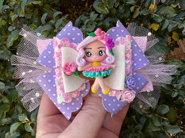 Pretty fairy girl Hair Bow