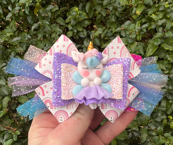 Dancing ballerina Hair Bow
