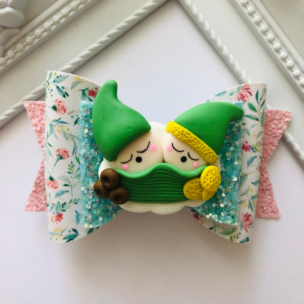 Snuggle Pot & Cuddle Pie Hair Bow