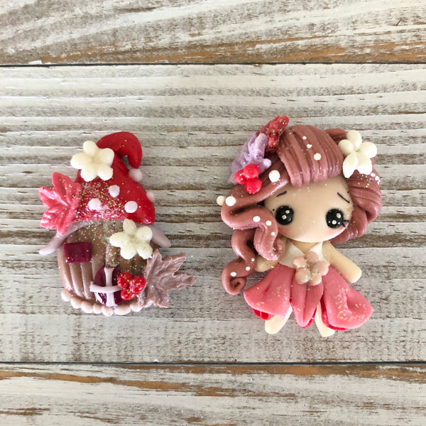Fairy & Fairy House 4 Clay
