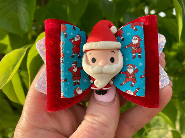 Santa Claus Hair Bow