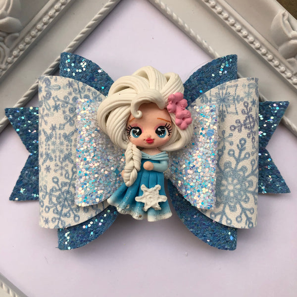 Deluxe Elsa hair bow