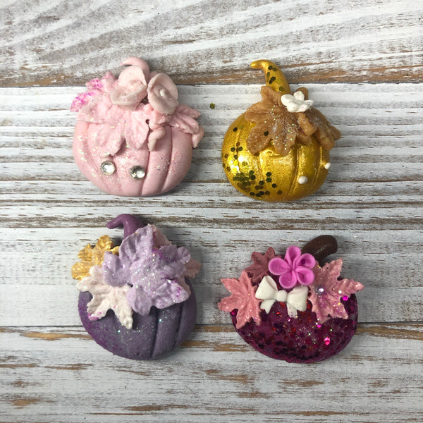 Sparkly Halloween Pumpkin Clay