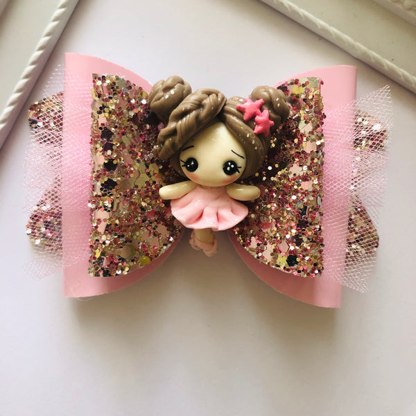 Sparkle Ballerina Hair Bow
