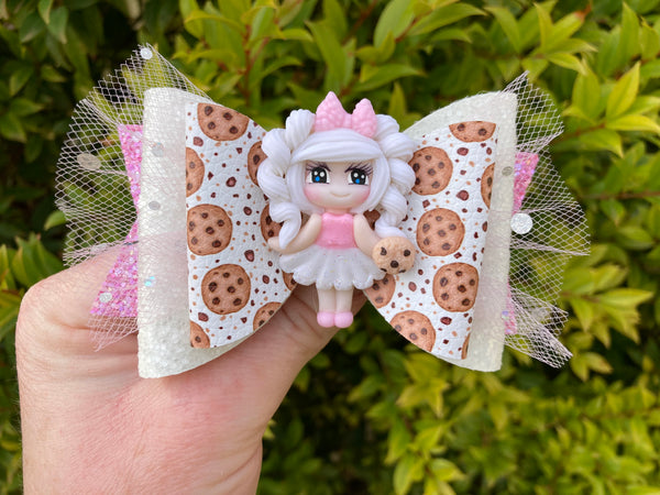 Sweet Cookie girl Hair Bow