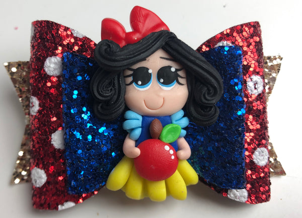 snow White Hair Bow