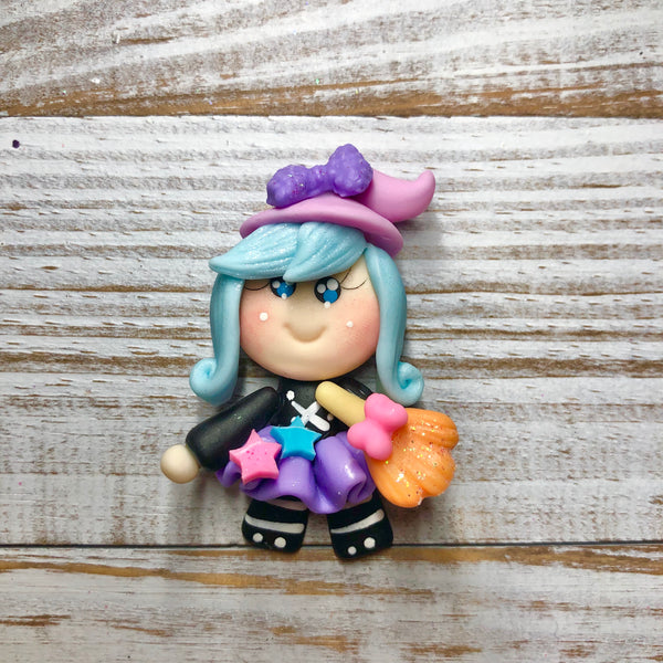 Pastel witch clay