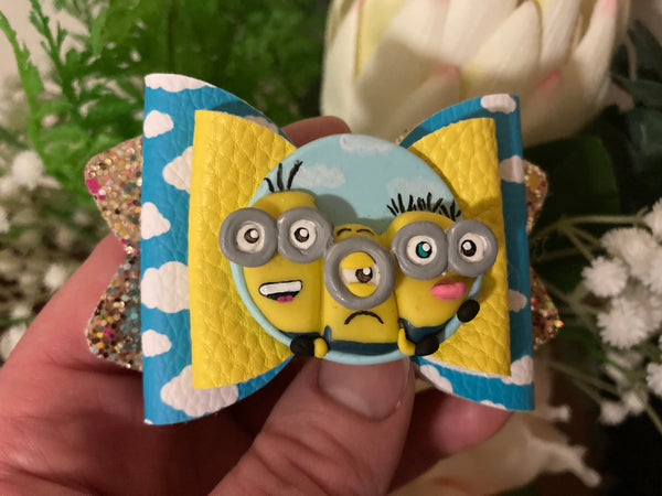Minion Hair Bow