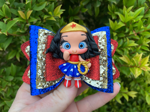 Wonder Woman Hair Bow