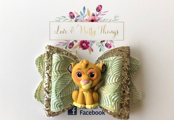 Lion King Hair Bow Simba