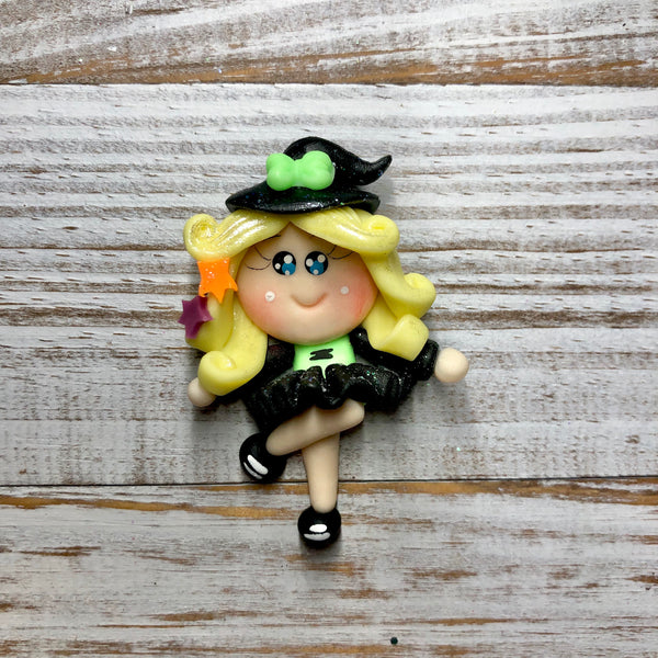 Blonde witch clay