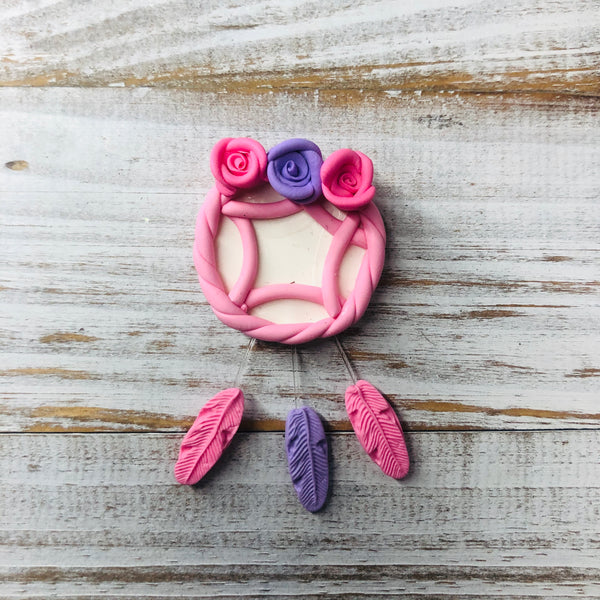 Dream Catcher pink clay