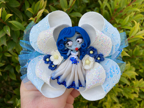 Corpse bride posey Hair Bow
