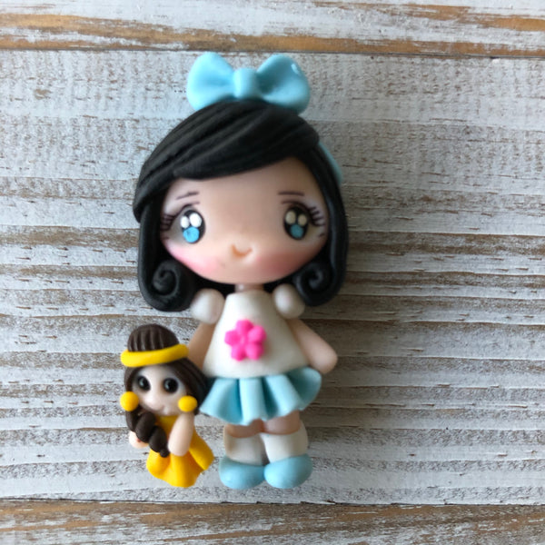 Girl with Plush Toy Belle🧸- Magnolia Maker