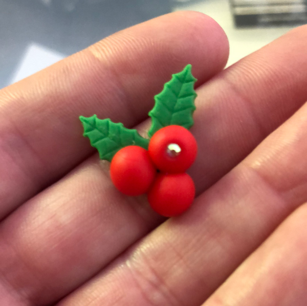Holly berries with diamanté