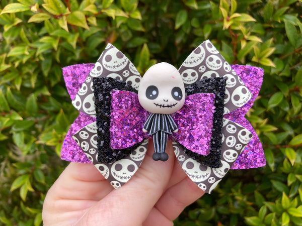 Jack nightmare Hair Bow