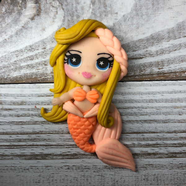 Mermaid Apricot/peach- sparkle maker