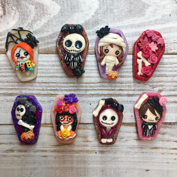 Halloween Coffin Clays