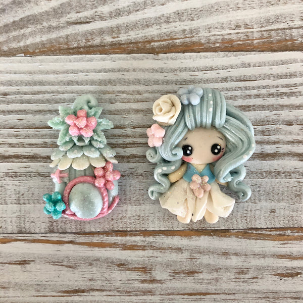 Fairy & Fairy House 3 Clay