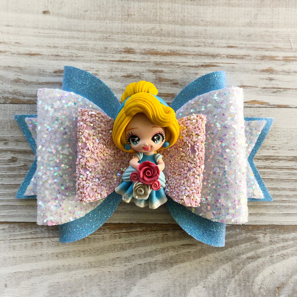 Deluxe Cinderella hair bow