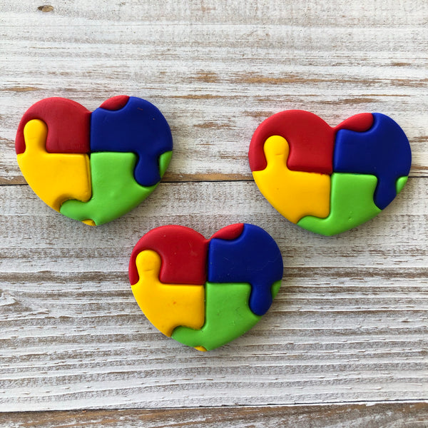 Autism Heart Clay