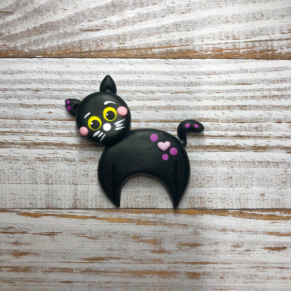 Halloween Kitty cat Clay