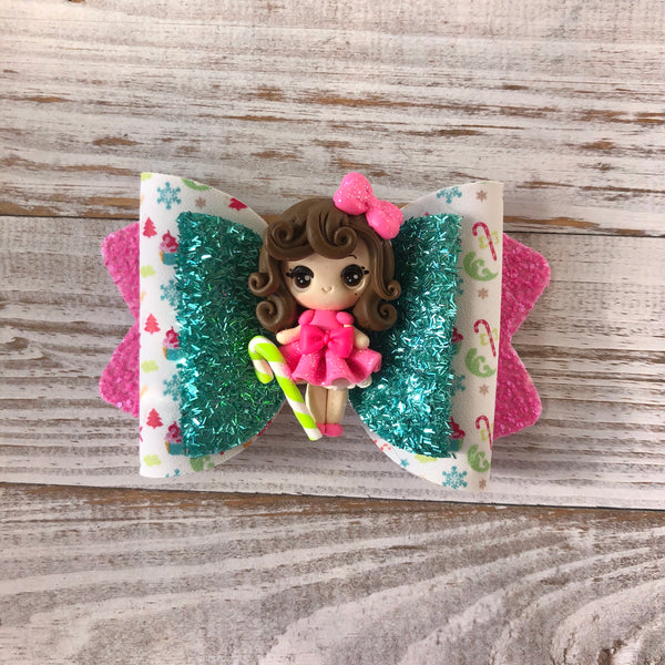 Bright & Merry Christmas Hair Bow