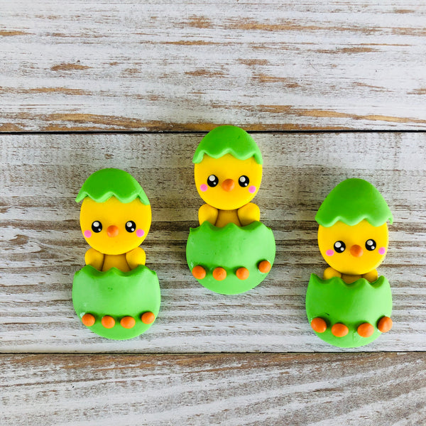 Easter Hatching Chicken- Green Egg