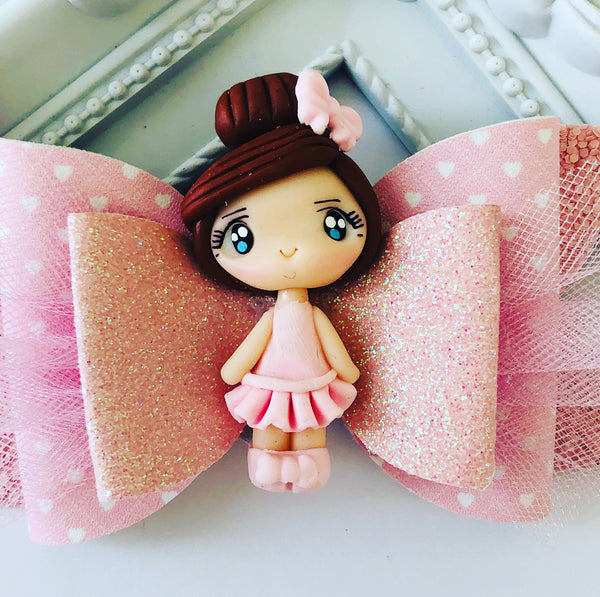 Ballerina Hair Bow