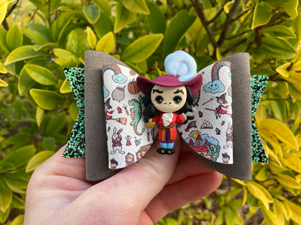 Captain Hook Hair Bow