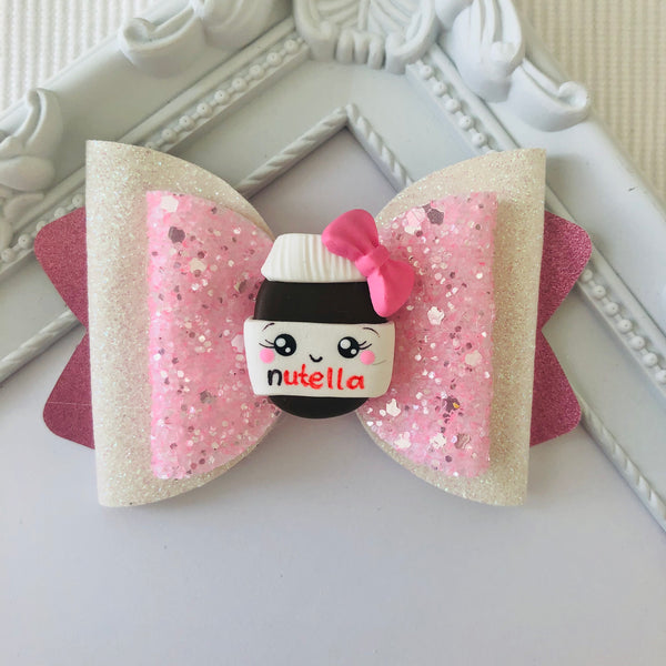Nutella Hair Bow
