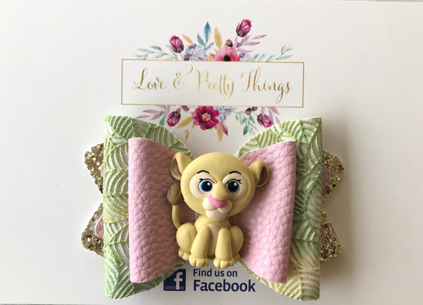 Lion King Hair Bow Nala