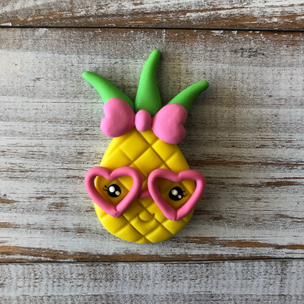 Funky pineapple clay