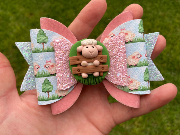 Baaaaa hair bow